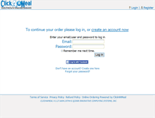 Tablet Screenshot of click4ameal.net