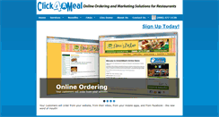 Desktop Screenshot of click4ameal.com